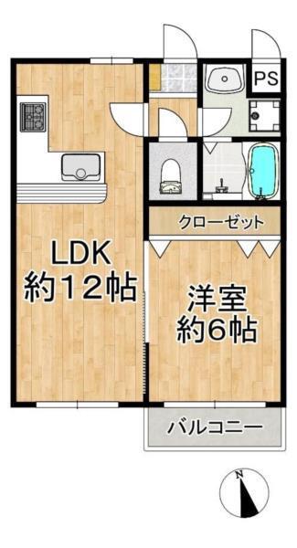 ハーモニーコート宮町 間取り図画像