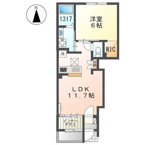 ハルカス　イースト 間取り図画像