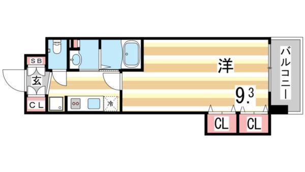 アルファレガロ神戸ウエスト 間取り図画像
