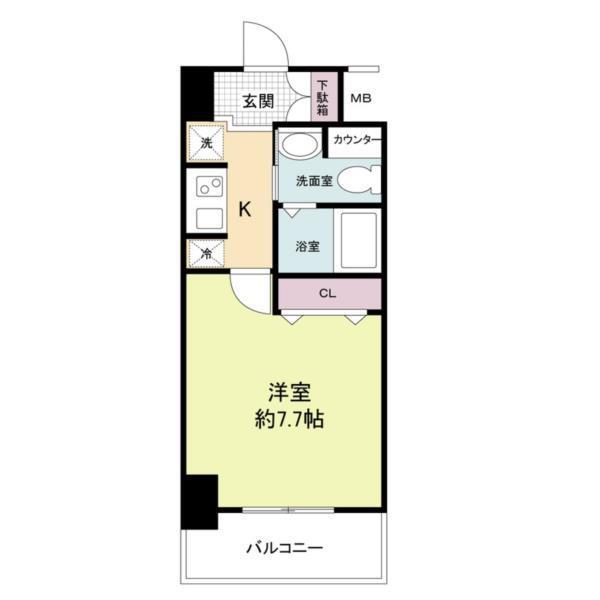 アーバンフラッツ王子公園 間取り図画像