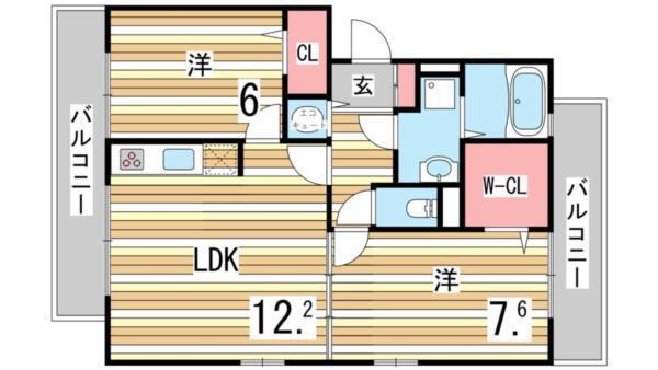 メゾン・ドゥ・アシュ 間取り図画像