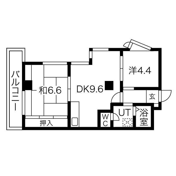 第2七耀マンション 間取り図画像