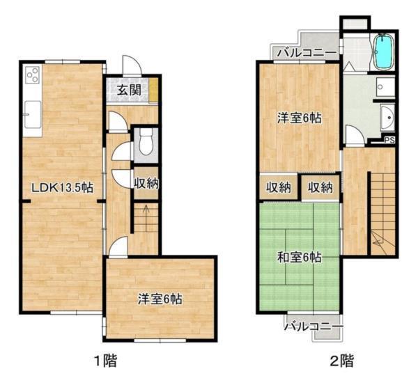 鈴蘭泉台第二住宅５号棟 5 間取り図画像