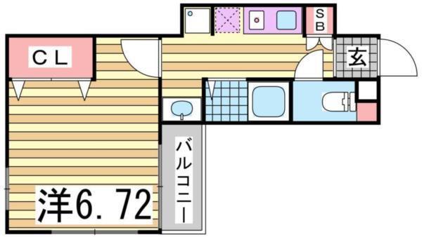 CITY SPIRE神戸元町II 間取り図画像