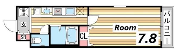深江本町マンション 間取り図画像