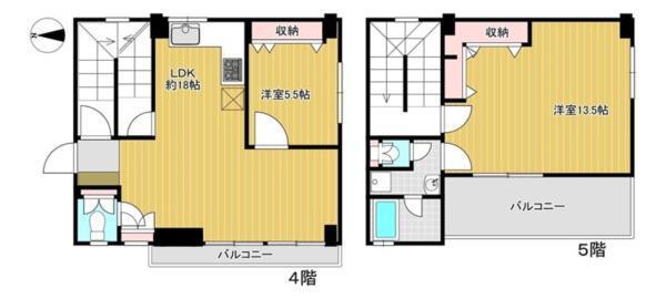 佳山ビル 間取り図画像