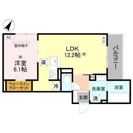 La Maison大手町I 間取り図画像
