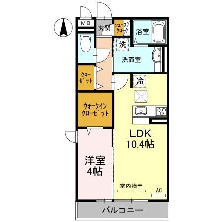 ヴィラ・ウィステリア広畑 間取り図画像