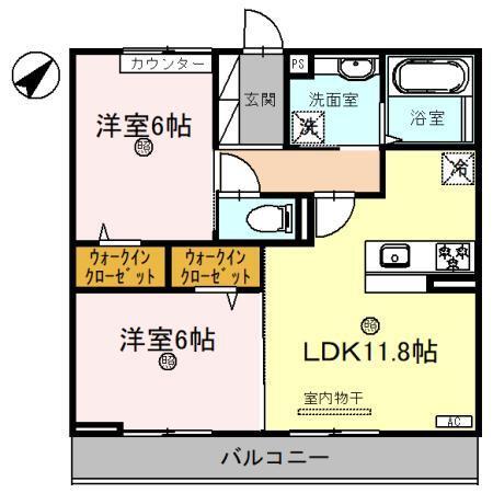 ラ グリシーヌ青山 間取り図画像