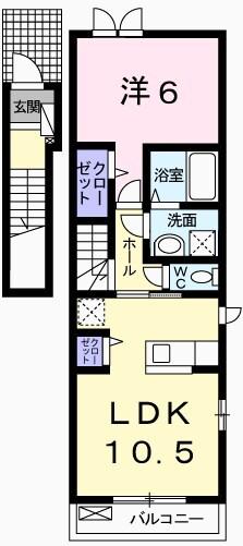 アジェラートII 間取り図画像