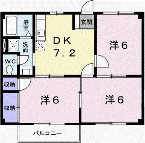 スカイコート21 間取り図画像