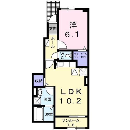 エスポアール姫路東 間取り図画像