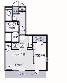 アーバンハイツ段上 間取り図画像