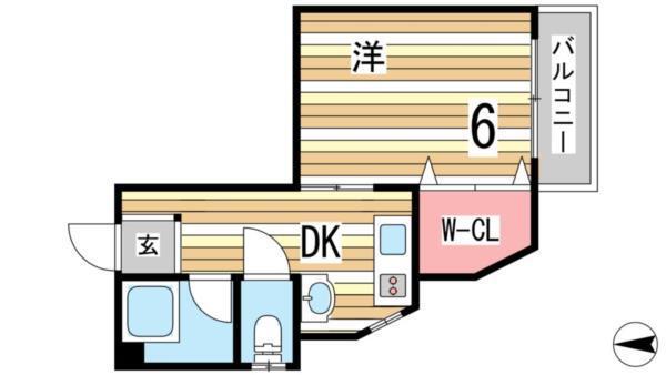 シティーハイツ二宮 間取り図画像