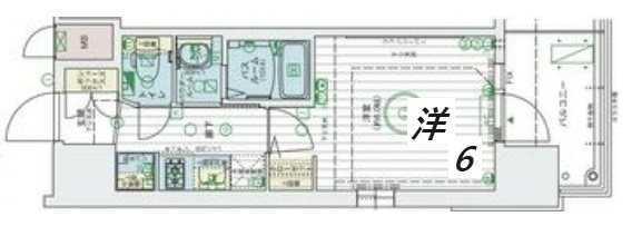 エステムコート神戸大倉山公園 間取り図画像