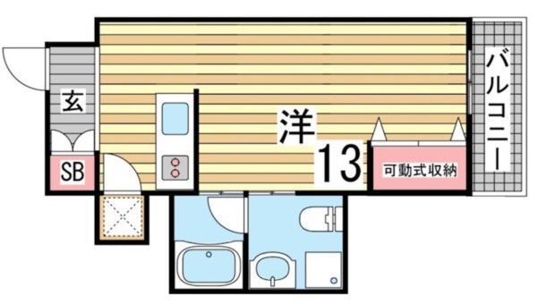 ロイスグラン神戸湊川公園 間取り図画像
