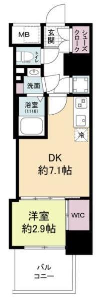 セレニテ神戸ミラク 間取り図画像