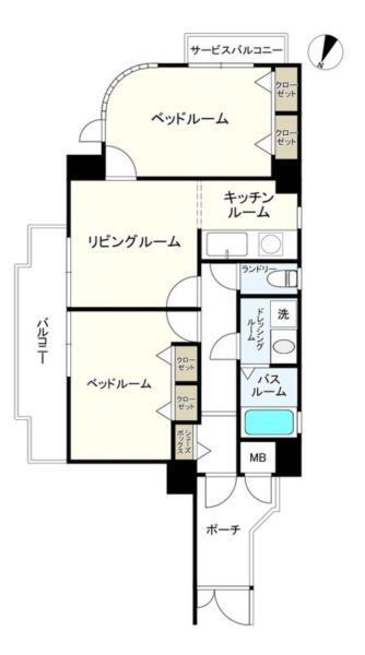 ベルイルモ塩屋 間取り図画像