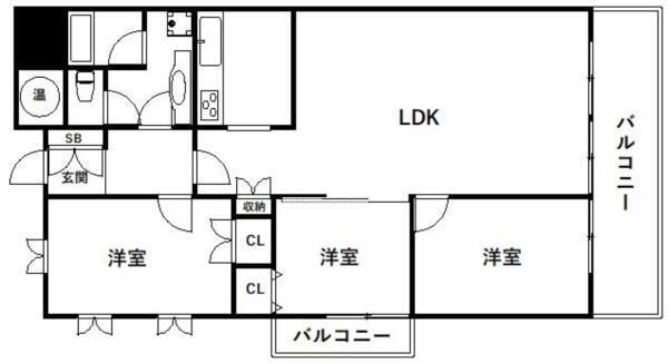 進和北楠アーバンライフ 間取り図画像