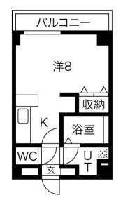 エスペランス 間取り図画像