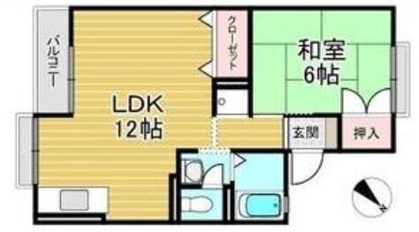セジュール日野I 間取り図画像