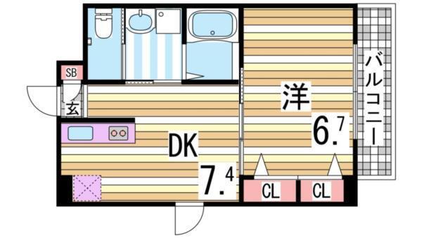 グランシャリオII 間取り図画像