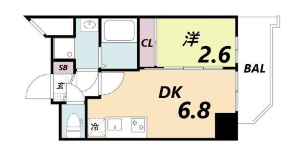 セレニテ兵庫エクラ 間取り図画像