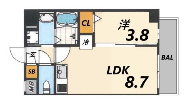 SDグランツ神戸ウエスト 間取り図画像