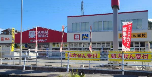 ゴダイドラッグ 青山店：956m