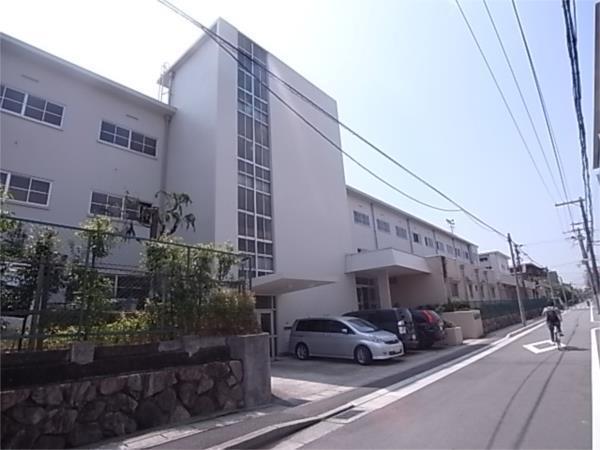 精道中学校：341m
