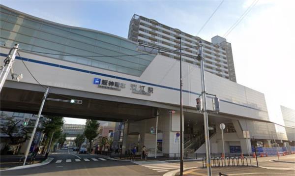 阪神本線深江駅：603m