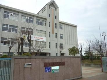 吉田中学校：599m