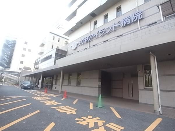 六甲アイランド甲南病院：557m
