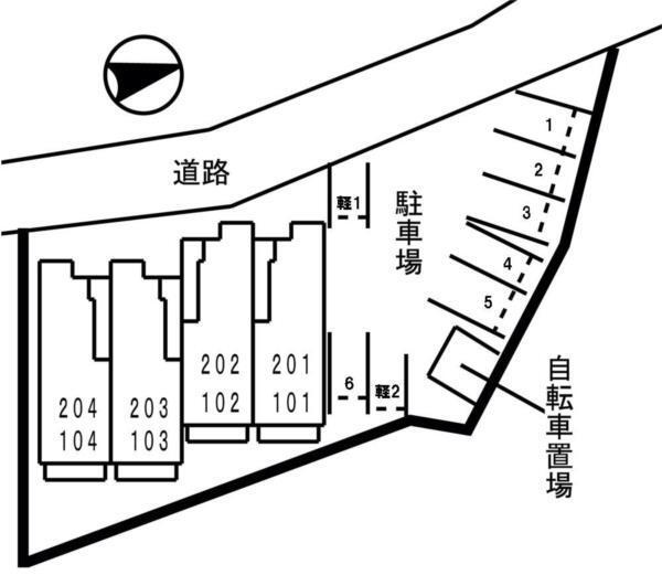 ヴィラ・アニメート 駐車場