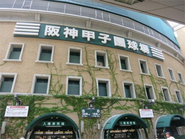 阪神甲子園球場：899m