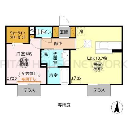  間取り図写真