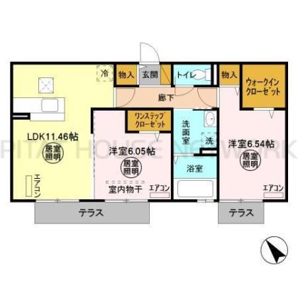  間取り図写真