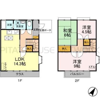  間取り図写真