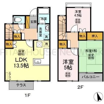  間取り図写真