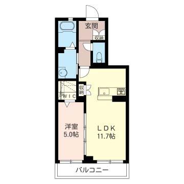 アラモアナ（205） 間取り図画像