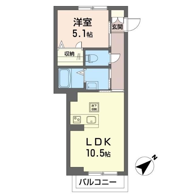1階角部屋です