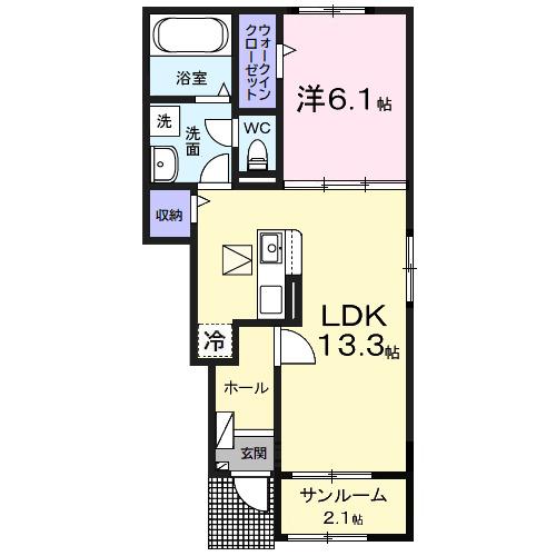 ガーデンハウス富津Ⅱ（105） 間取り図画像