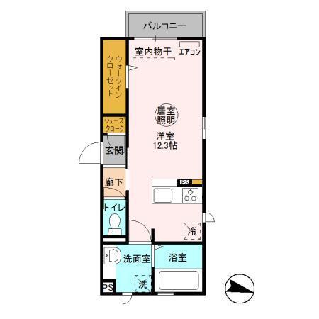 イルミナール（201） 間取り図画像