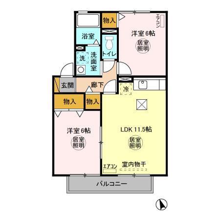 アルカイックシャトー　南館（103） 間取り図画像