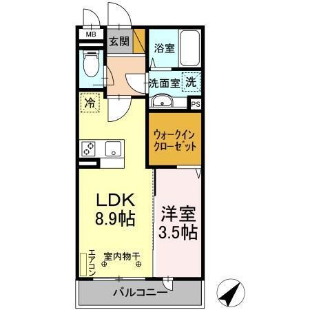 ベイリーフ（205） 間取り図画像