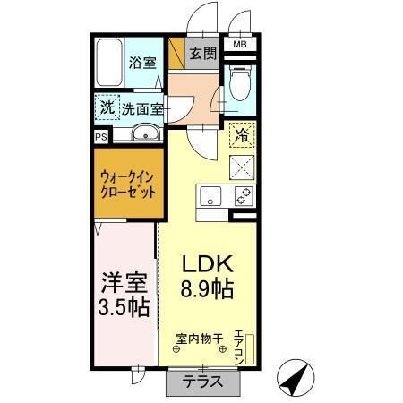 ベイリーフ（103） 間取り図画像