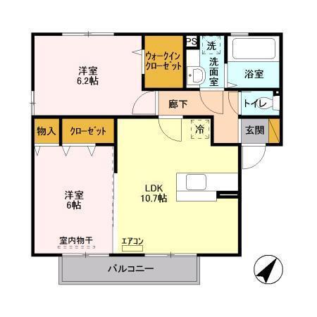 グランビスタ（201） 間取り図画像