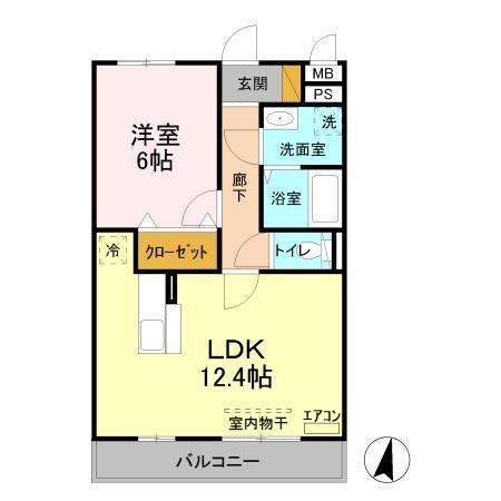 グラマードマレⅡ（203） 間取り図画像