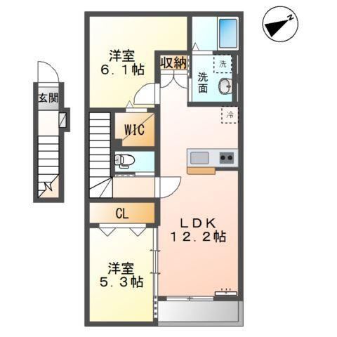 アムール 間取り図画像