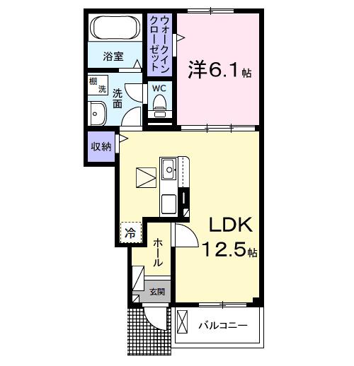 アルコパレーノⅠ（105） 間取り図画像